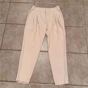 Ann Taylor Cream Ankle Pants